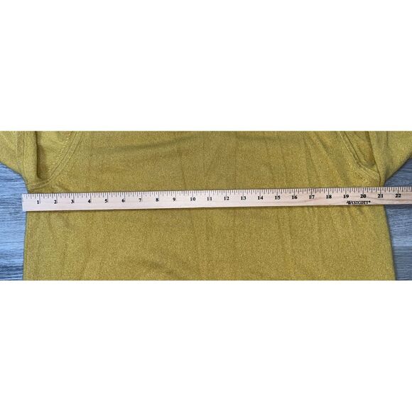 Banana Republic Todd & Duncan 100% Scottish Cashmere Yellow Sweater Mens Size XL - Picture 7 of 11